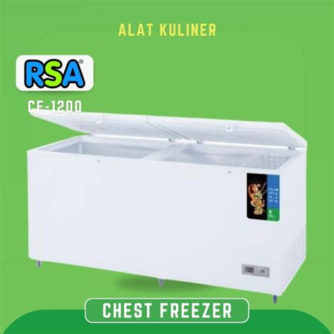 Jual Chest Freezer Rsa Cf 1200 Chest Freezer 1050 Liter Original