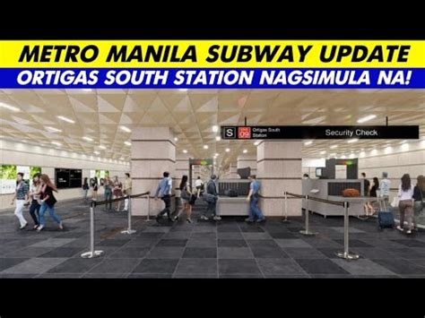 Metro Manila Subway Ortigas South Station YouTube