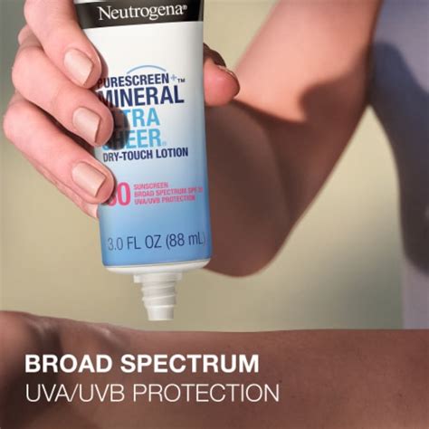 Neutrogena Purescreen Mineral Ultra Sheer Sunscreen Body Lotion Spf 30 3 0 Fl Oz Kroger