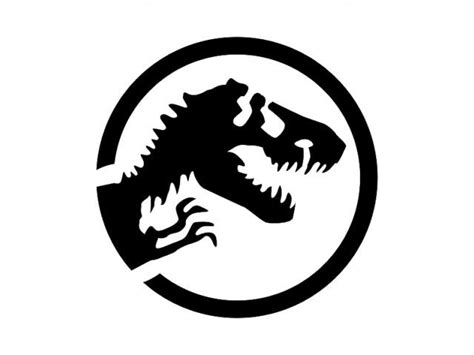 Jurassic Park Pumpkin Stencil Pumpkin Pattern Pumpkin Template Jack O Lantern R