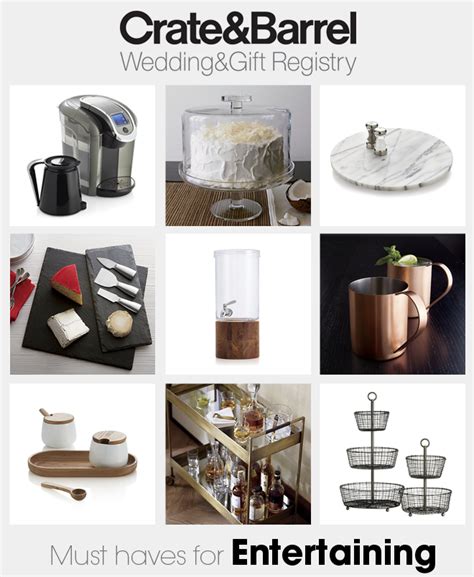 Crate And Barrel Wedding Registry Must Haves