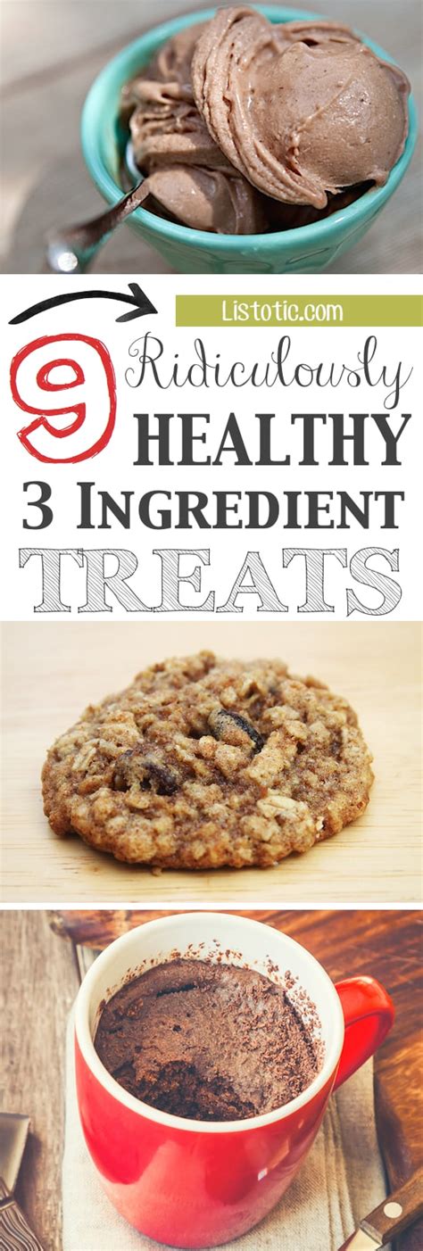 9 Healthy But Delicious 3-Ingredient Treats That Are SUPER Easy