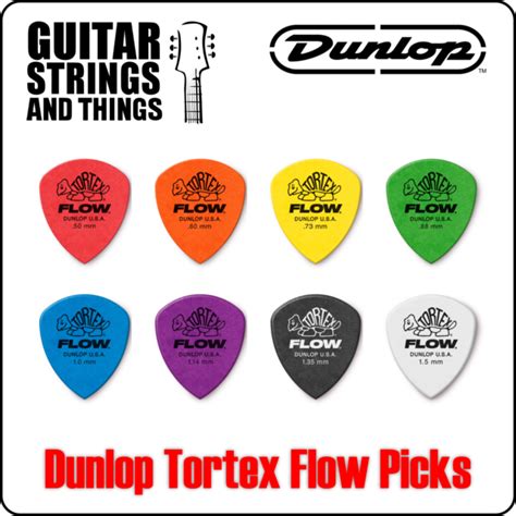 Dunlop Tortex Flow Picks Mm Guitar Pick Hang Bag For Sale