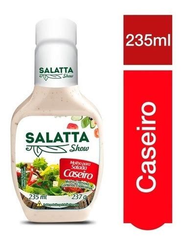 Molho Para Salada Caseiro 235ml Salatta Show MercadoLivre