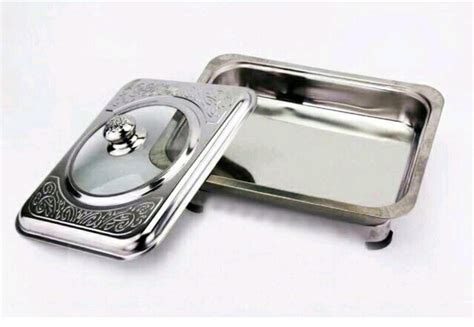 Food tray with cover | 1 pc, Furniture & Home Living, Kitchenware ...