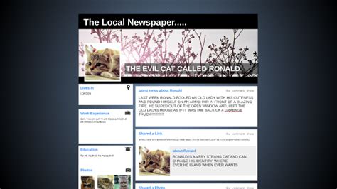 The Local Newspaper By Natalia Borek On Prezi