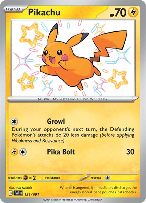 Pikachu Paldean Fates Pokemon Card Pikawiz