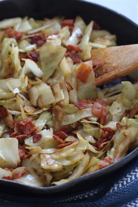 Keto Fried Cabbage with Bacon (Great for a Side Dish or Meal) - Kasey ...