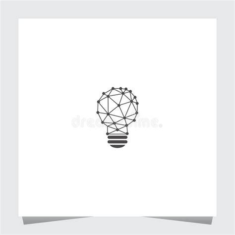 Line Light Bulb Technology Logo Template Art Energy Power Electricity