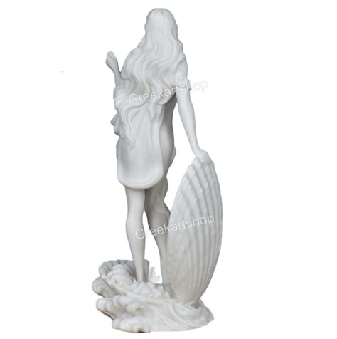 Goddess Aphrodite Venus In Shell Nude Female Erotic Statue Etsy