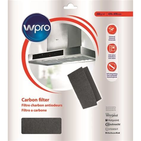 WPRO UCF017 Filtre à charbon universel Cdiscount Electroménager