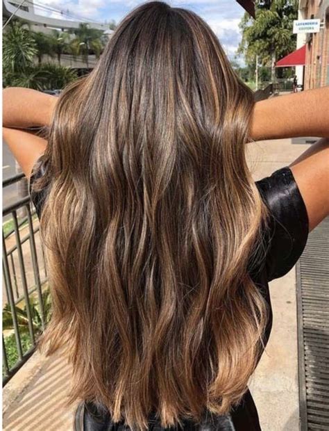 10 Tonos De Balayage Para Cabello Obscuro O Castaño Tonos De Cabello