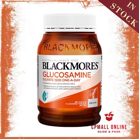 Expiry Date Blackmores Glucosamine Sulfate Mg One A