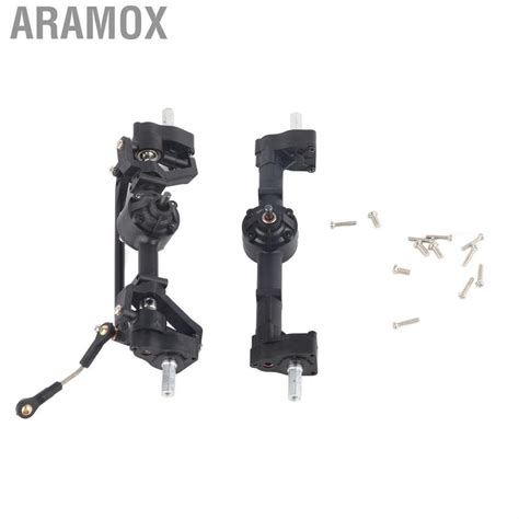 Aramox Front Rear Axle Gear Box Metal Durable With Screw For Shopee