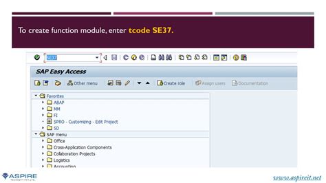 Ppt How To Create Functional Module In Sap Abap Sap Abap Training