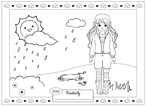 Mud Puddle Coloring Pages