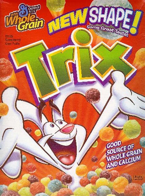 Pin By Dyfed Richards On Rabbit Brands Trix Cereal Cereal Weird