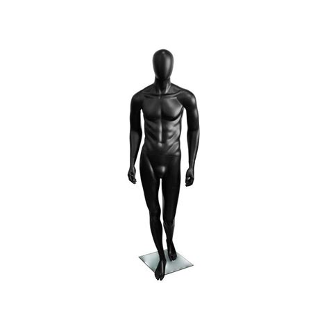 MANIQUÍ HOMBRE NEGRO MATE Decorabcn