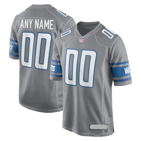 Detroit Lions Grey Alternate Team Jersey – Elite Sports Jersey