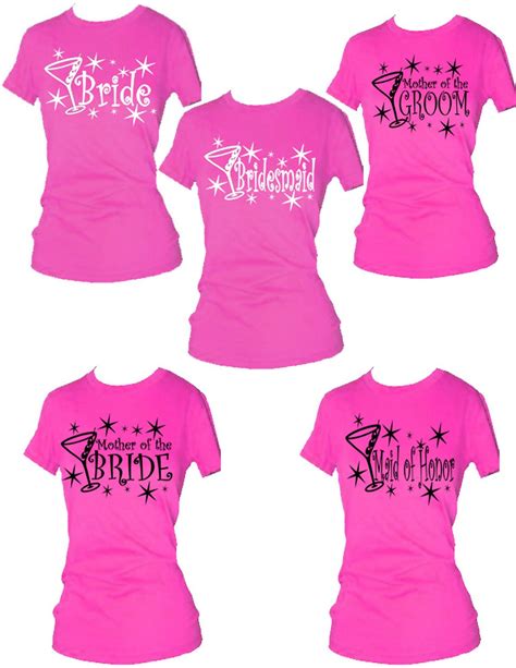 Set Of 19 Bridal Party T Shirts Bachelor And Bachelorette Party For