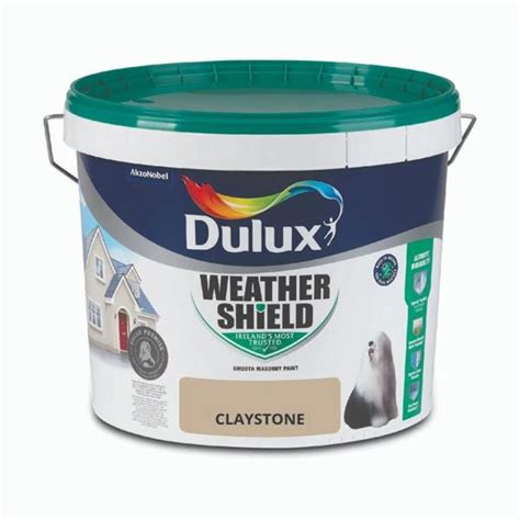 Dulux Weathershield Smooth Masonry Paint 10l Claystone Eec Homevalue