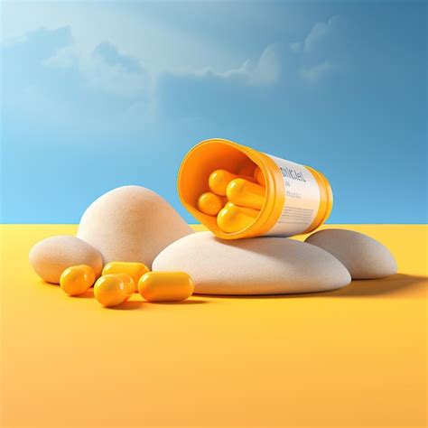 Premium Photo | Vitamin D pills