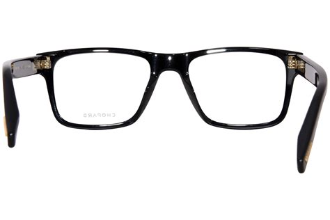 Chopard Vch341 0700 Eyeglasses Mens Black Full Rim Square Shape 54 19