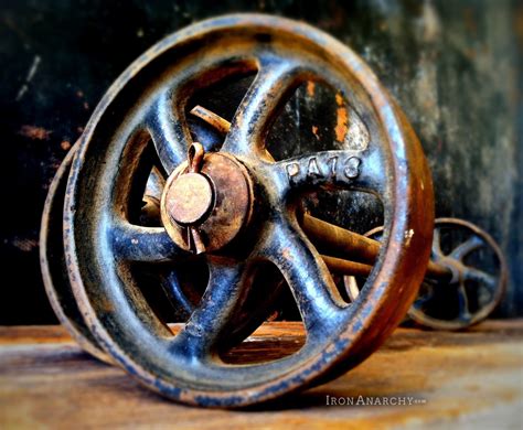 Antique Casters Industrial Cast Iron