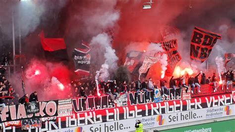 03 04 2022 1 FC Heidenheim 1 FC Nürnberg 3 1 Pyrotechnik Support