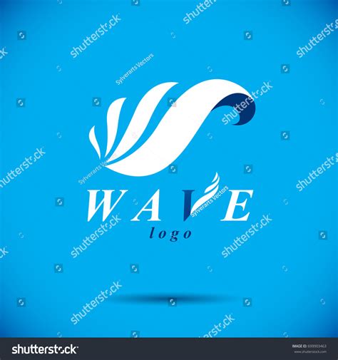 Pure Aqua Ecology Vector Symbol Human Stock Vector Royalty Free