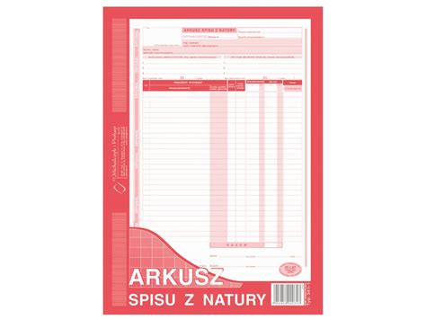 Druk Arkusz Spisu Z Natury Mipro A Cena Opinie