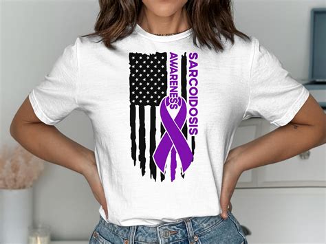 Sarcoidosis Awareness Svg Png Sarcoidosis Awareness Flag Svg Etsy