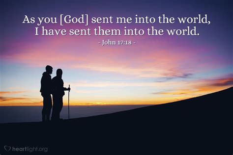 John 17 18 — Today S Verse For Sunday July 17 1949