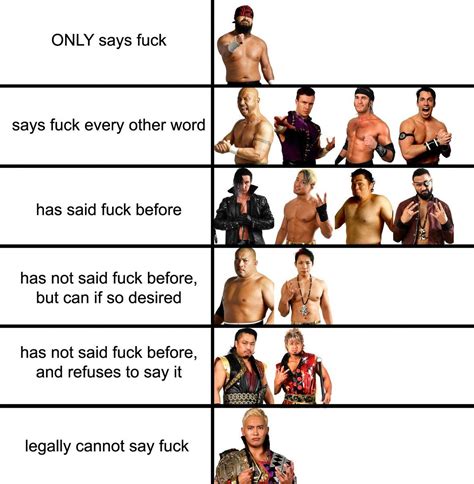 NJPW Who Says Fuck Chart Know Your Meme
