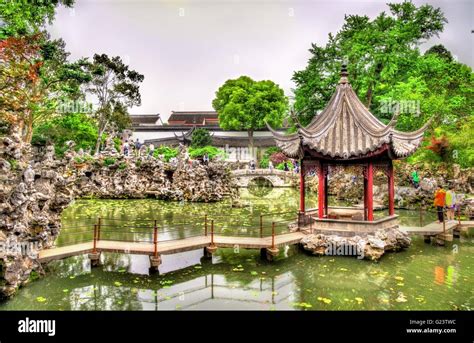 The Lion Grove Garden A Unesco Heritage Site In China Stock Photo Alamy