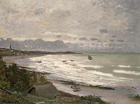 Reproducciones De Pinturas La Playa De Saint Adresse 1876 De Claude