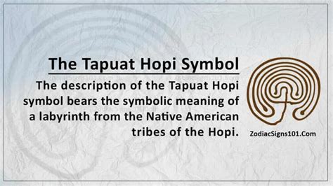 The Tapuat Hopi Symbol The Emblem Of Connections Zodiacsigns101