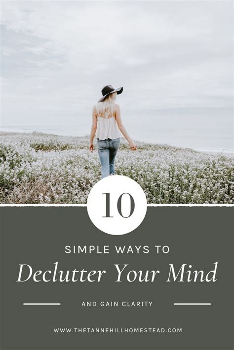 Simple Ways To Help Declutter Your Mind Gain Clarity Declutter