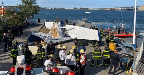 1 Dead And 2 Injured When Small Plane Crashes In New York City Cbs News