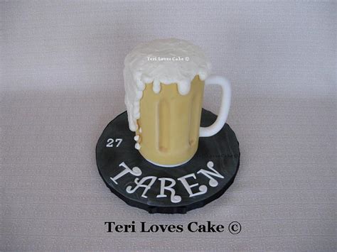 Small Beer Mug Cake Decorated Cake By Msgf Cakesdecor