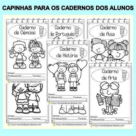 Capa De Caderno Para Imprimir
