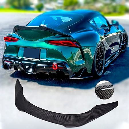 Amazon Metsun Supra Spoiler Carbon Fiber High Kick Rear Trunk