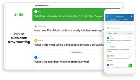 Slido features | Slido - Audience Interaction Made Easy