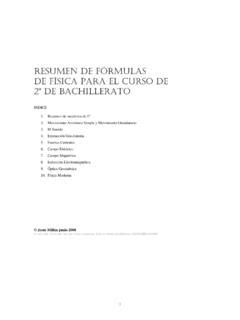 FORMULAS DE FÍSICA DE 2º chopo pntic mec es formulas de f 205 sica