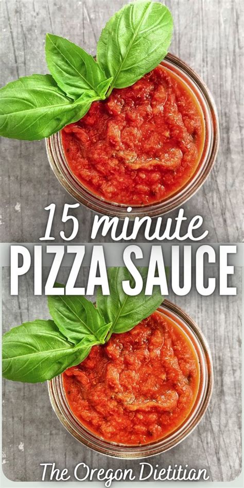 15 Minute Pizza Sauce Artofit