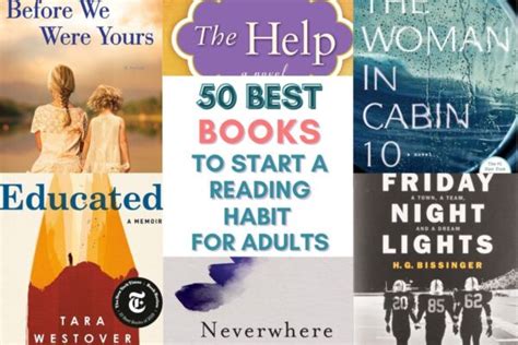 50 Best Books For Adults To Start A Reading Habit Again