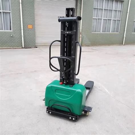 Semi Electric Stacker 500kg 700kg 1000kg Self Lifting Loading Stacker