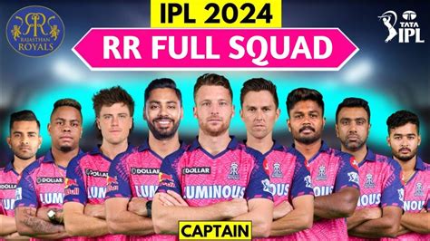 Ipl 2024 Rr Team Full Squad Rajasthan Royals Full Squad Rr Team Full Squad 2024 Rr Player