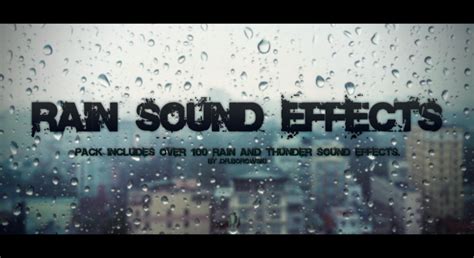 Rain Sound Effects in Sound Effects - UE Marketplace