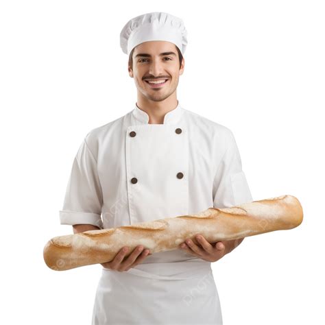 Chef Cook Baker Holding Kneading Rolling Pin Chef Cook Baker Png